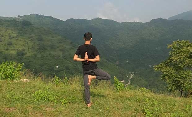 Vinyasa: Folding and folding again, yoga inhales me.